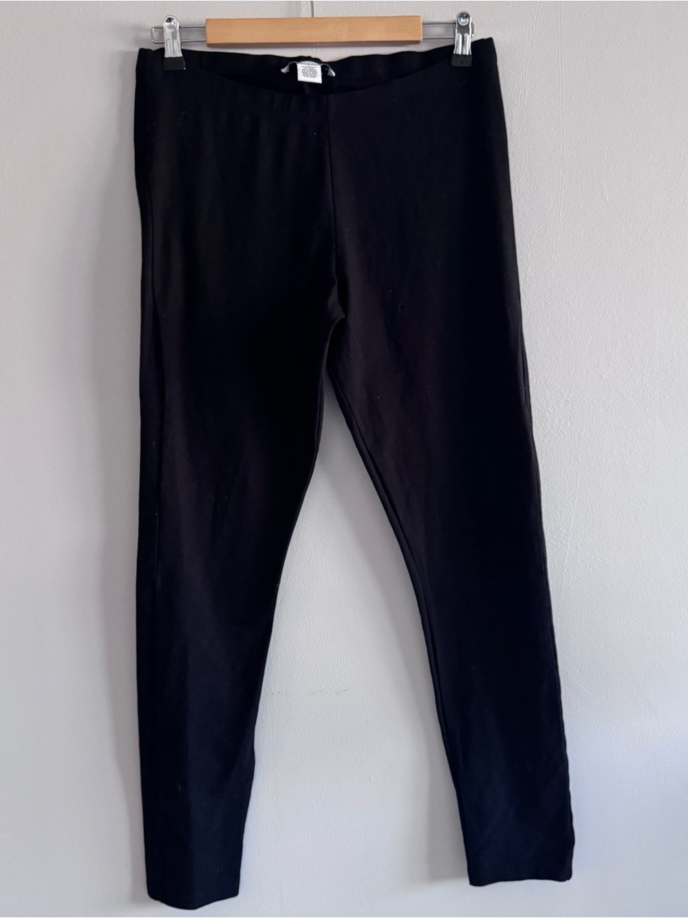 MAGASCHONI Solid Ankle Crop Leggings, Size L